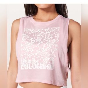 Lululemon cropped muscle top